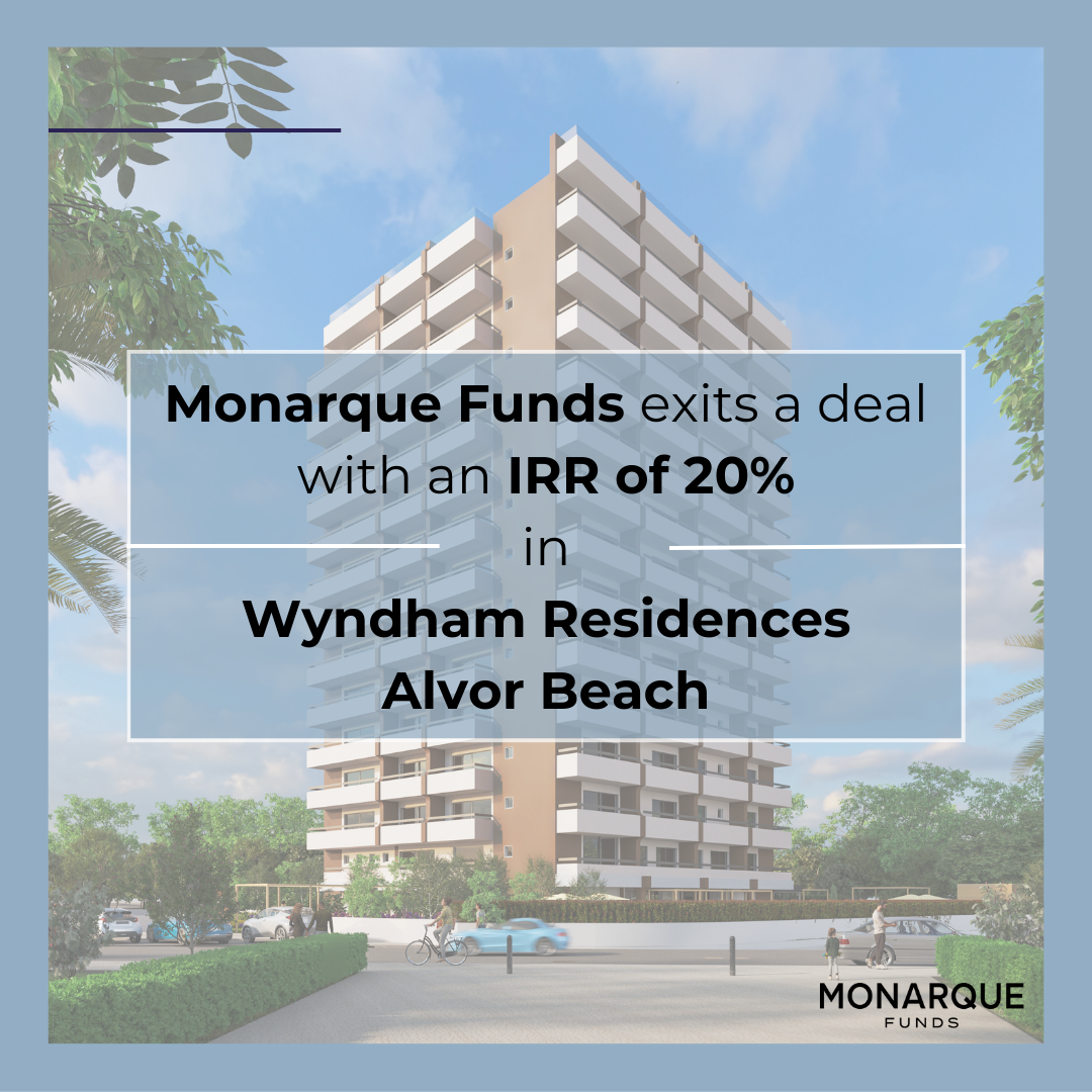 Monarque Funds successfully divests with an IRR of 20% in Wyndham Residences Alvor Beach